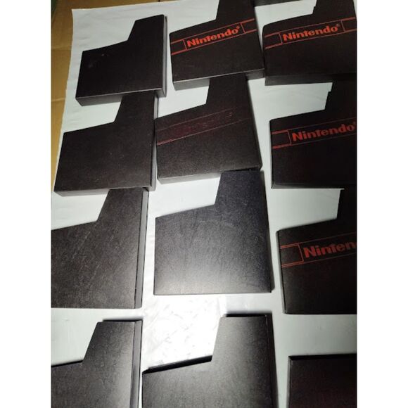 Lot of 17 OEM Nintendo NES Black Dust Jackets - Picture 7 of 10